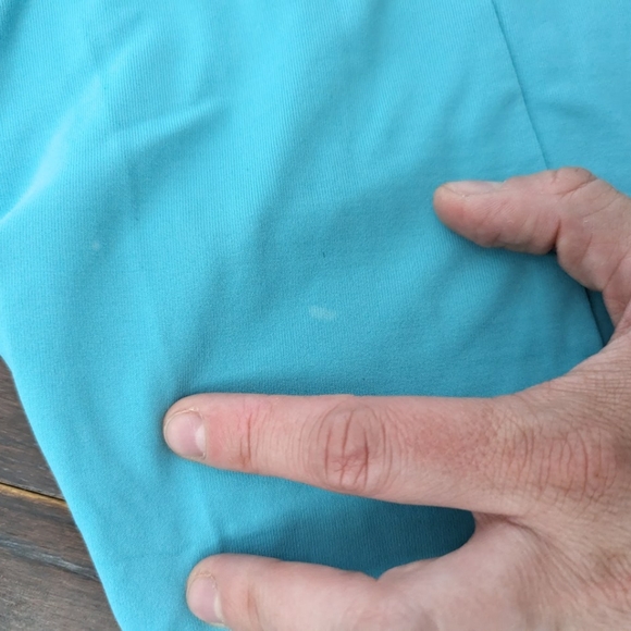 Patagonia Morning Glory Halter Dress in bright turquoise, xs or s no tag - Picture 3 of 5